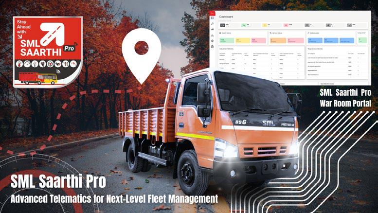SML Saarthi Pro: Revolutionising Fleet Management with Advanced Telematics